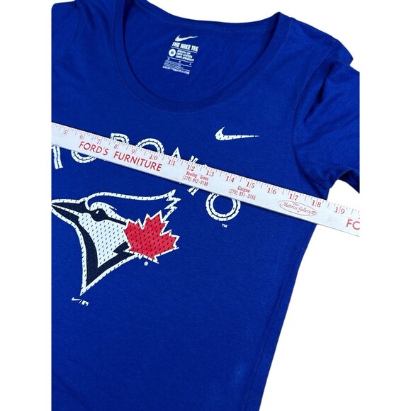 NEW NIKE Toronto Blue Jays Baseball T Shirt Women Medium Genuine Merchandise - Picture 7 of 9